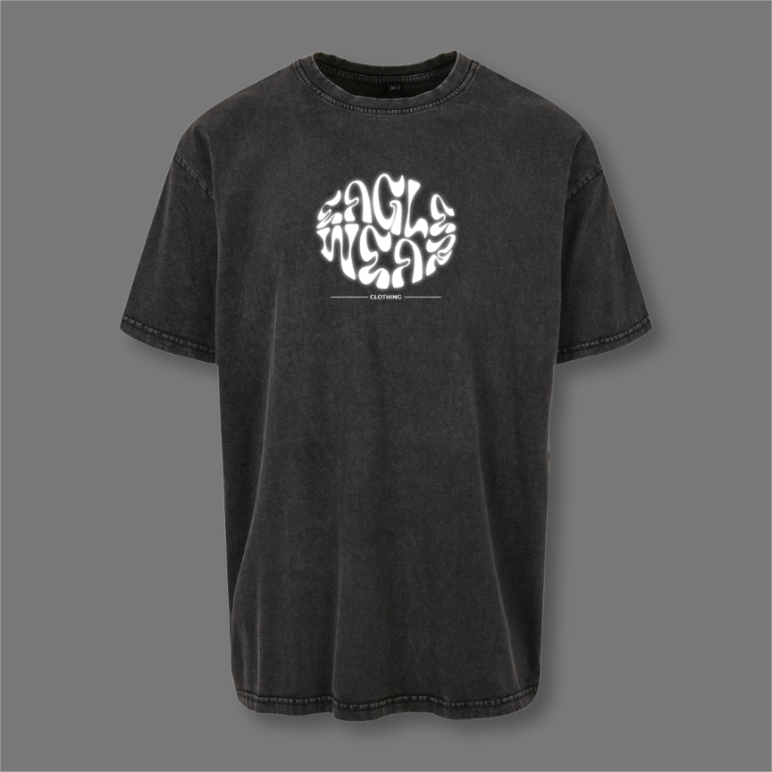 SMILE EAGLE (Acid washed oversized)