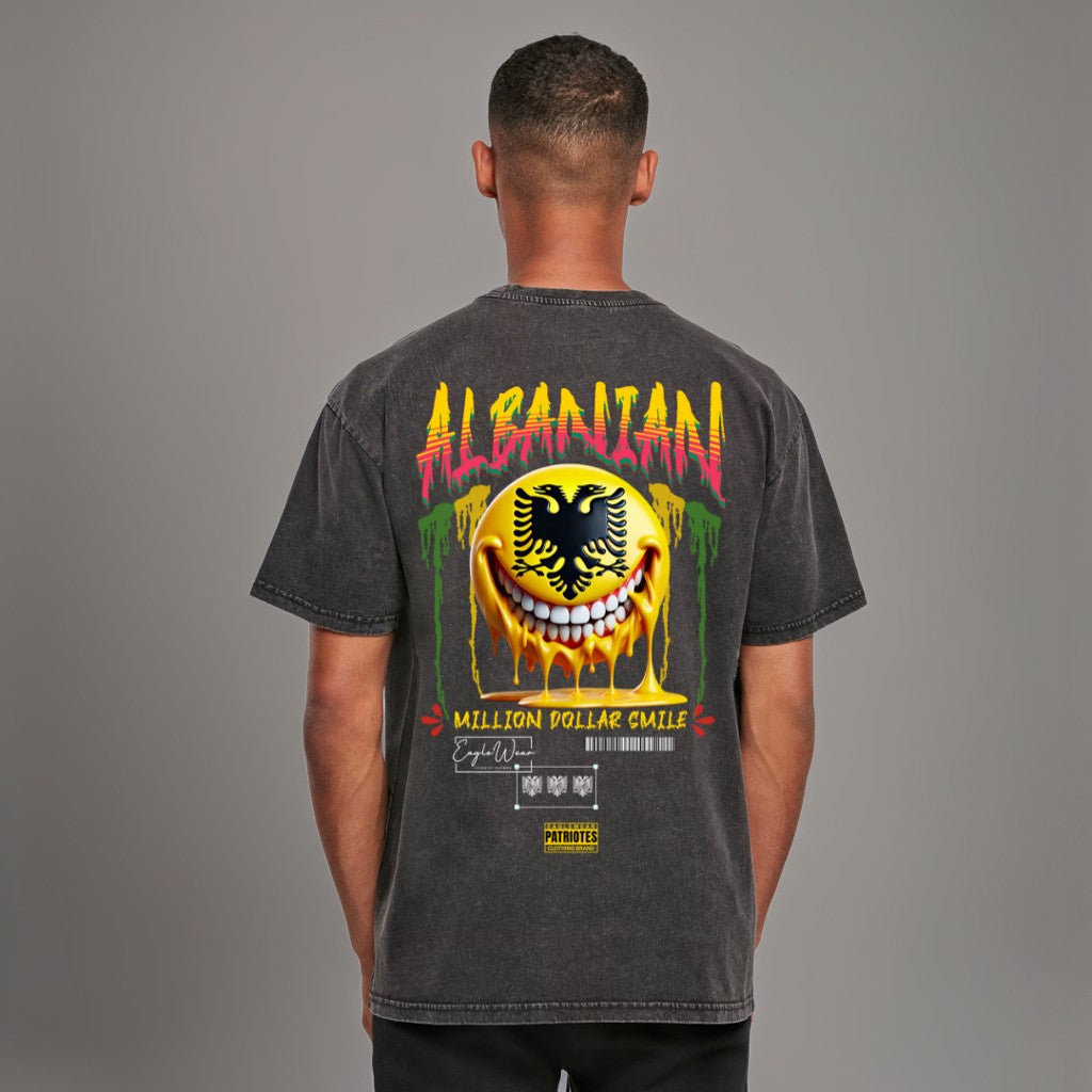 SMILE EAGLE (Acid washed oversized)
